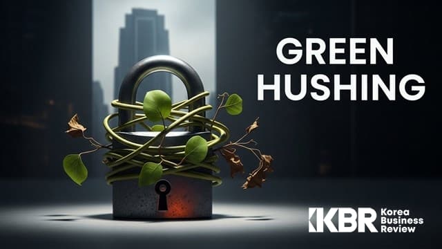 그린워싱의 역설, 이제는 ‘그린 허싱(Green Hushing)’을 경계하라: 침묵이 답이 아닌 이유